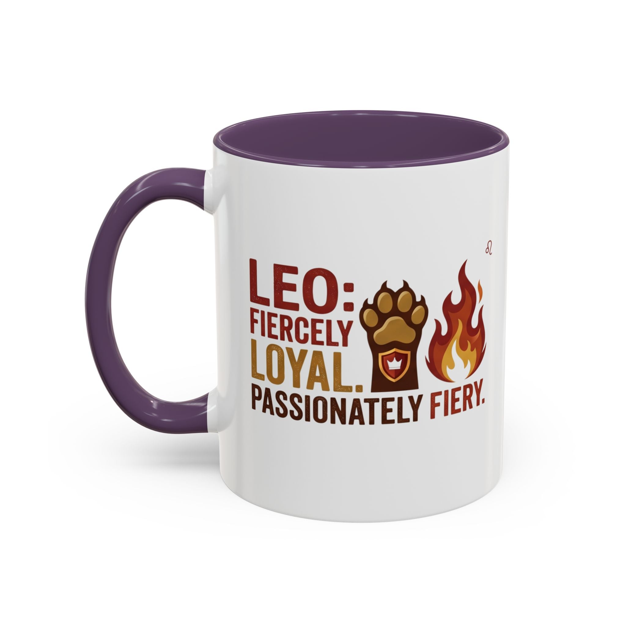 Leo Zodiac Coffee Mug – Fiercely Loyal, Passionately Fiery Accent Mug
