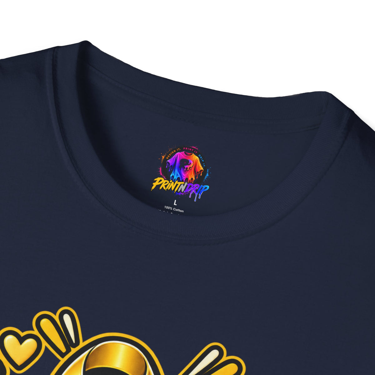 Childhood Cancer Awareness T-Shirt — "Love for the Little Warriors" Yellow Ribbon