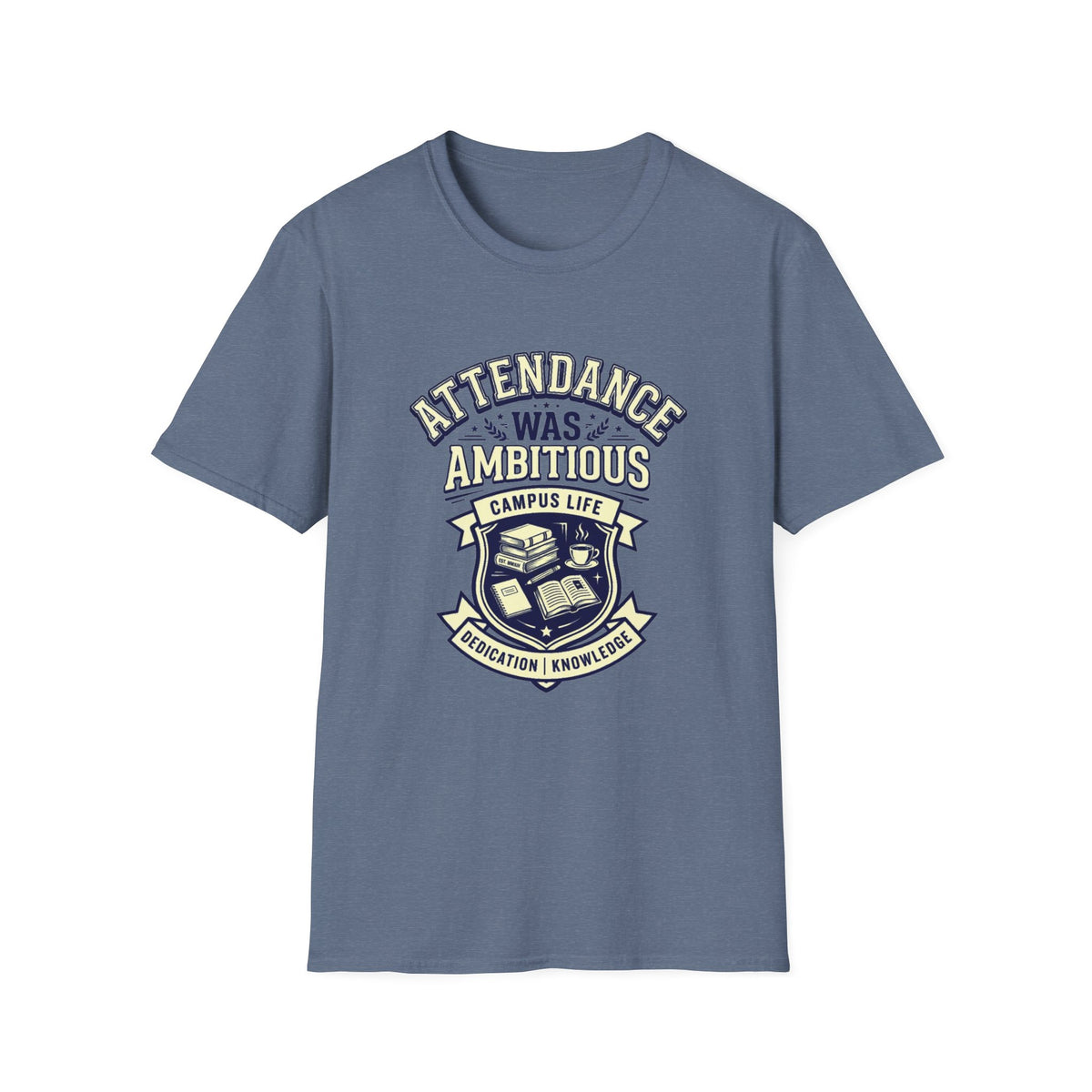 Attendance Ambitious T-Shirt — School Spirit Emblem Tee - Trending Now - August 2026