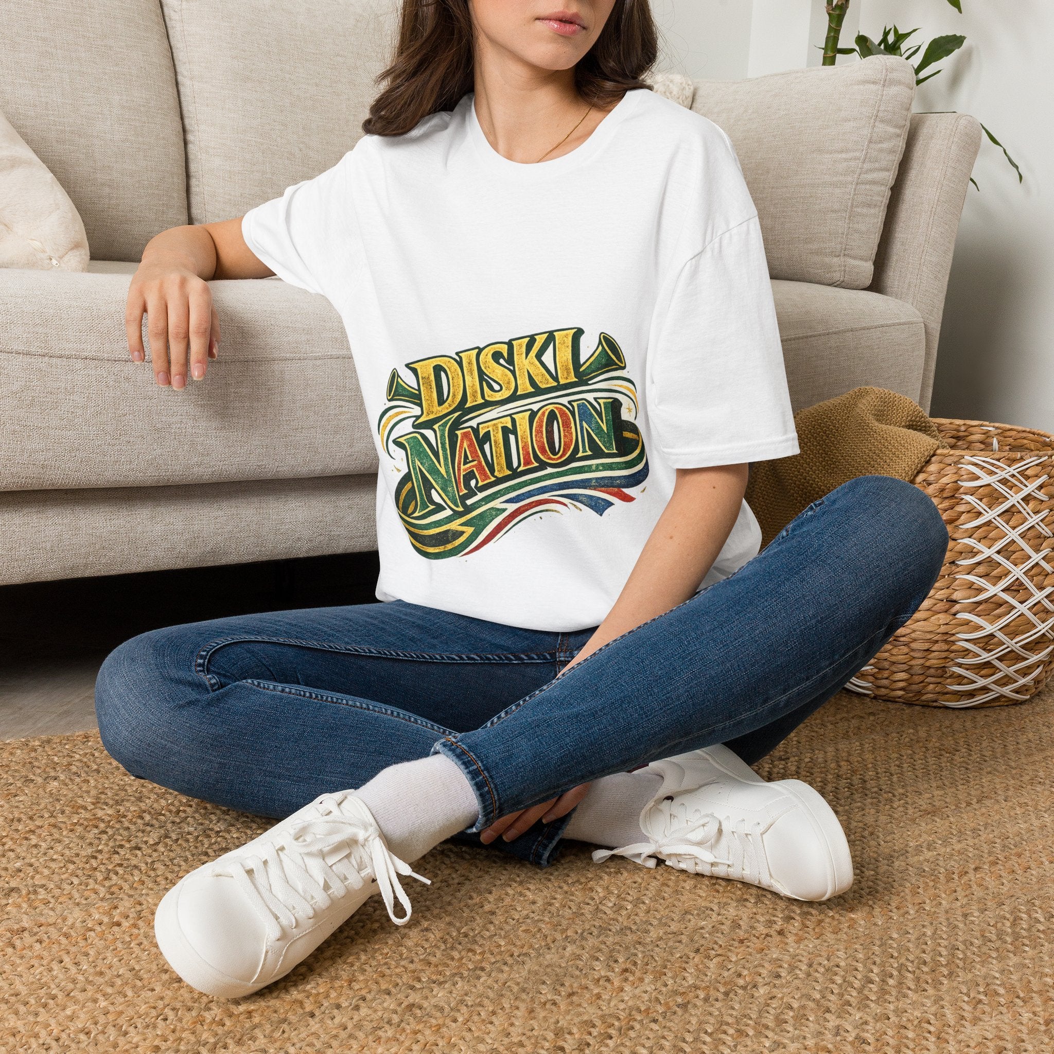 South Africa Diski Nation T-Shirt — Retro Reggae Graphic Tee