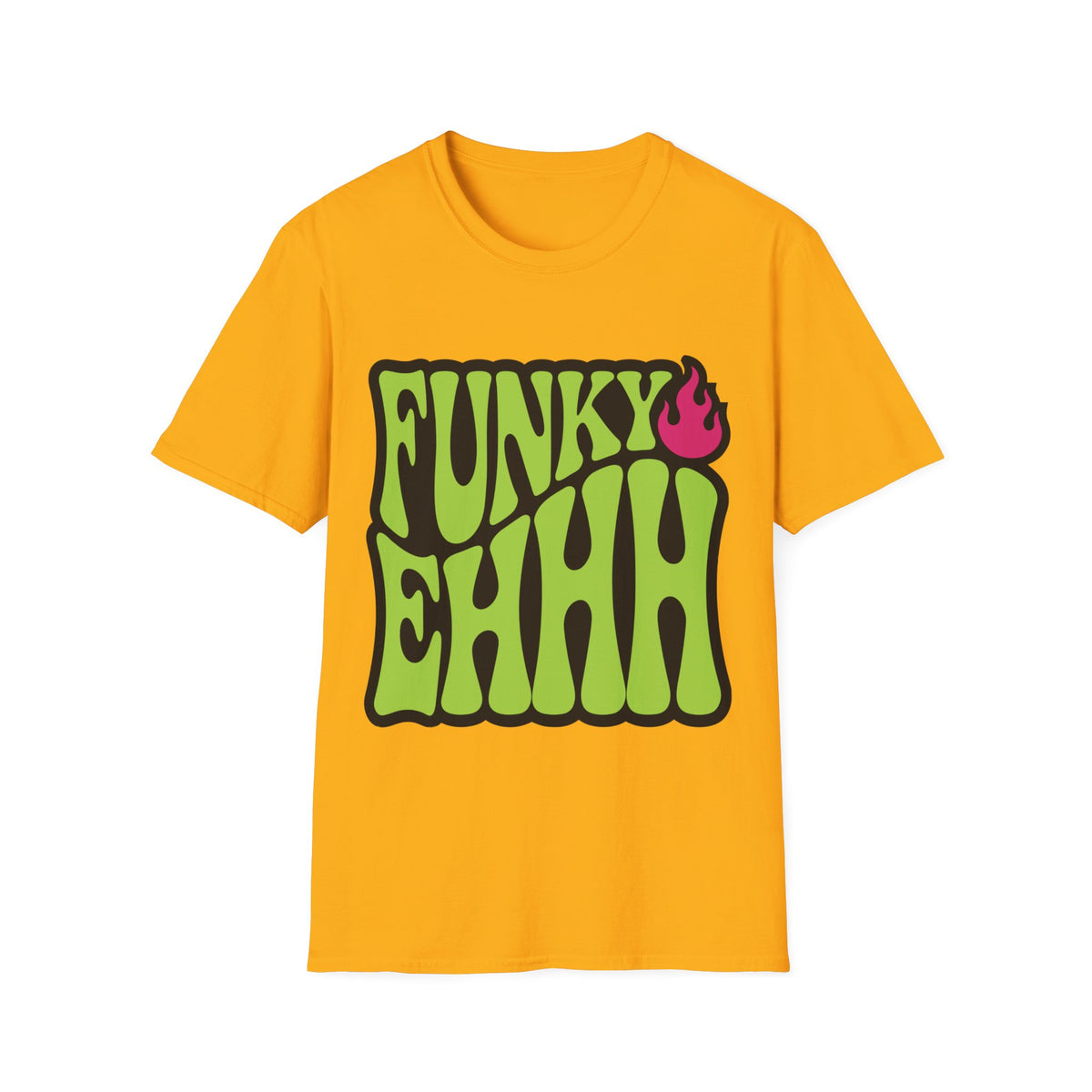Funky Chili T-Shirt — Retro Psychedelic Green Flame Graphic Tee - Trending Now - August 2026