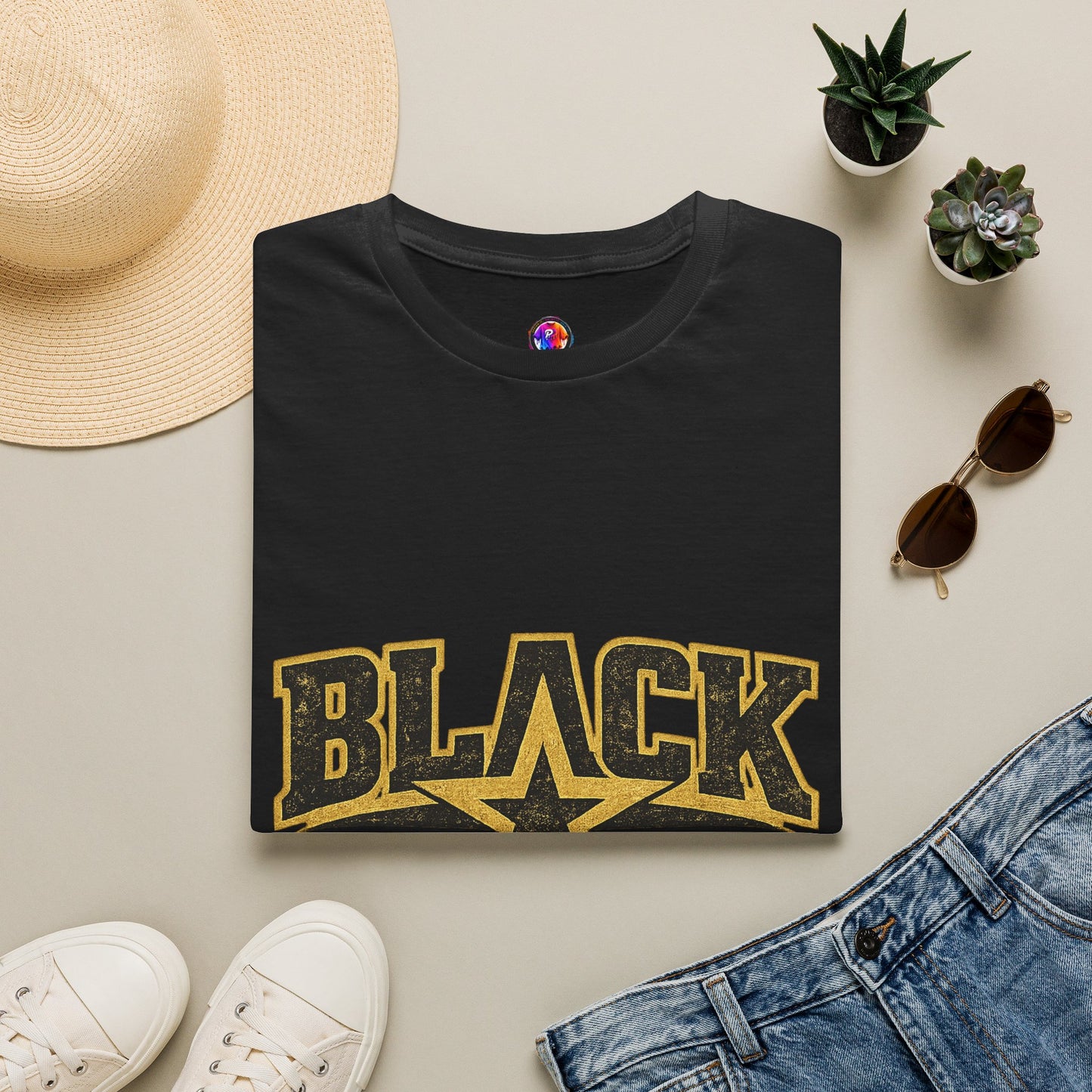 Ghana Black Stars T-Shirt — Bold Vintage Star Logo Tee