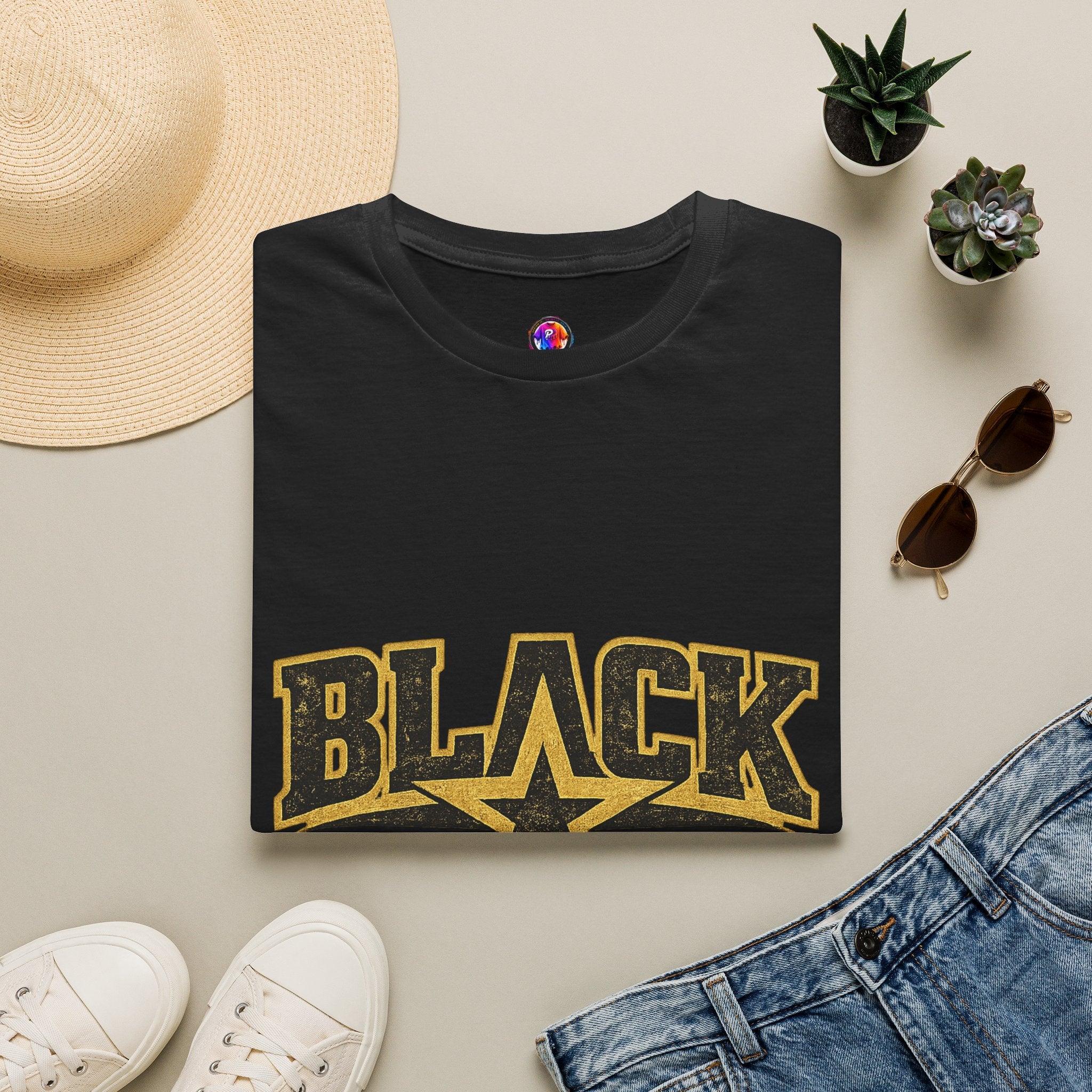 Ghana Black Stars T-Shirt — Bold Vintage Star Logo Tee
