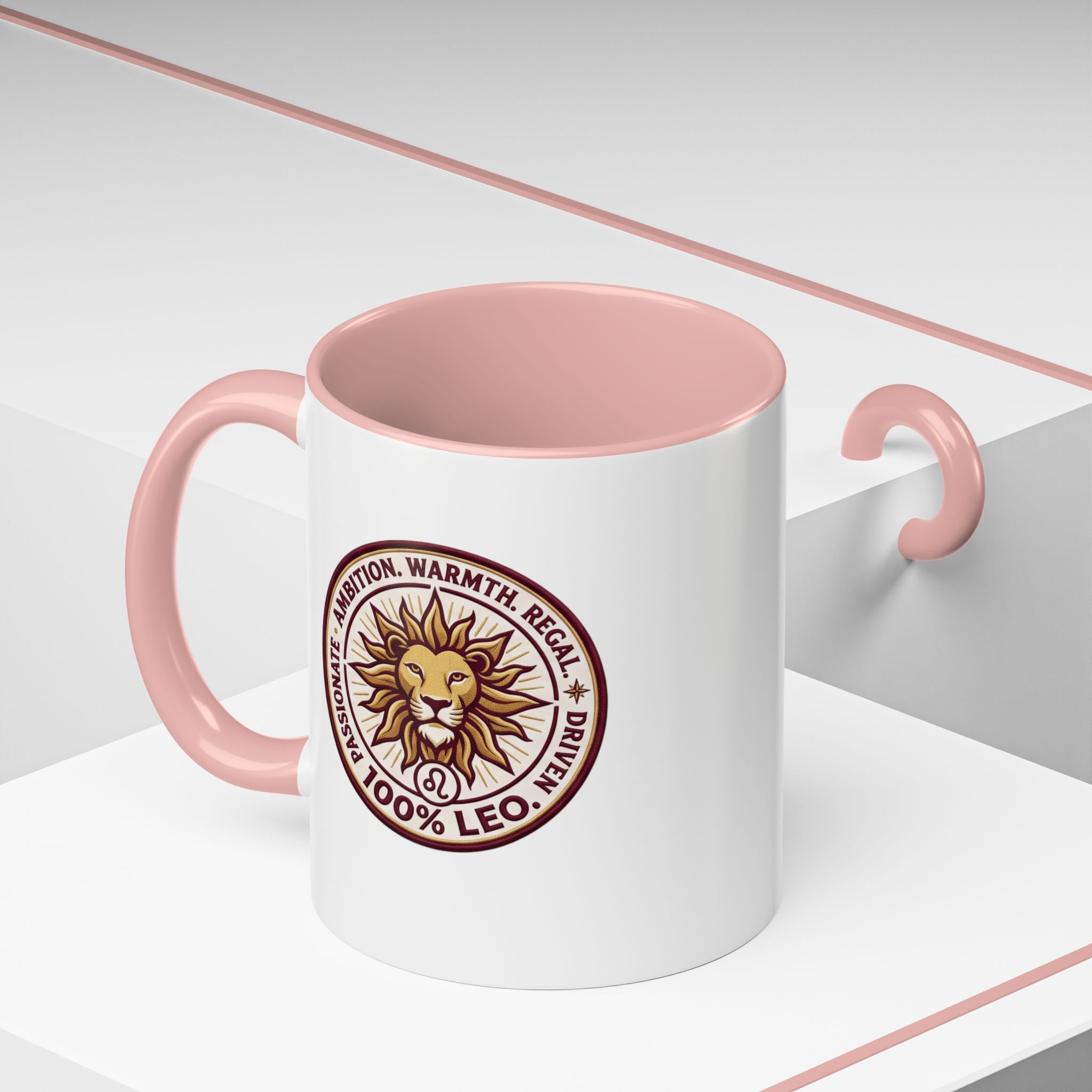 Leo Zodiac Coffee Mug — 100% Leo Lion Horoscope Gift