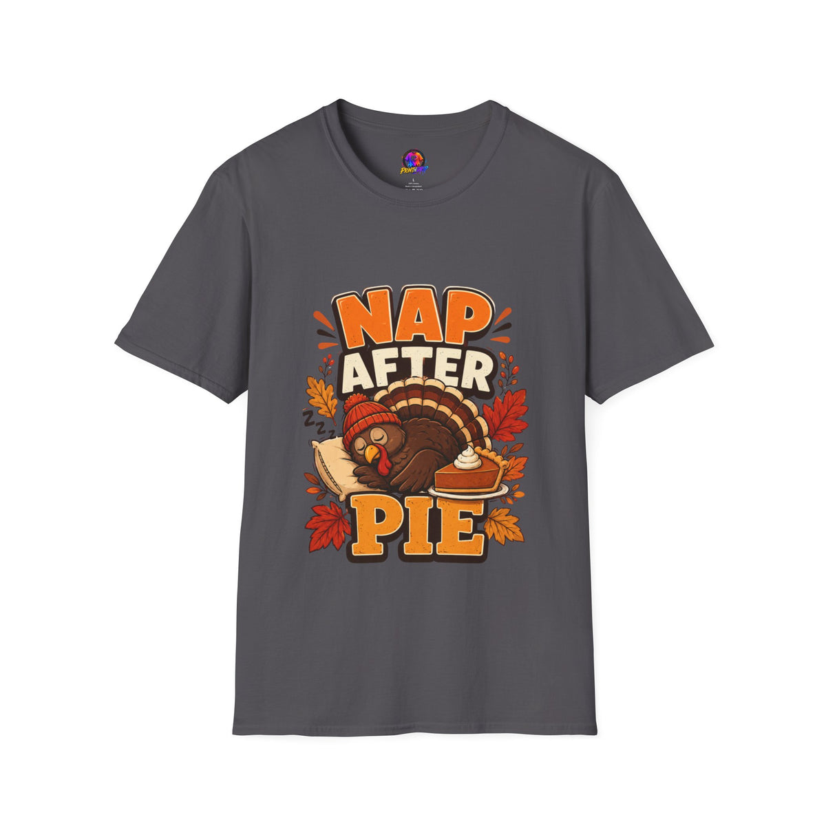Thanksgiving T-Shirt Nap After Pie T-Shirt — Funny Thanksgiving Turkey Tee
