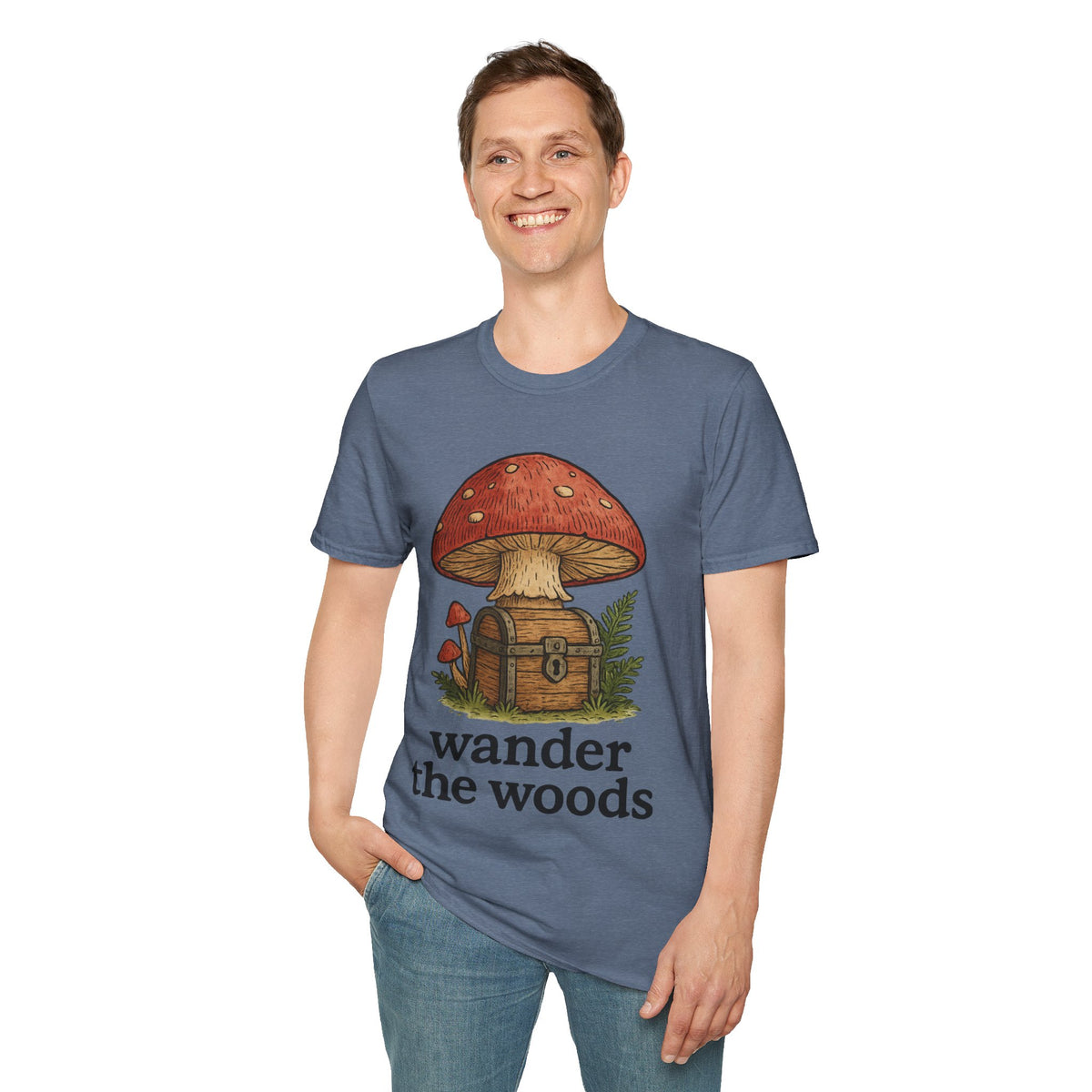 Mushroom Fairy Door T-Shirt — Whimsical Red Toadstool Graphic Tee - Trending Now - September 2026