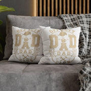 Off Duty Dad Club Throw Pillowcase — 'Off Duty DAD' Decorative Cushion Cover for Father’s Day Milo Bailey Dog Dad Mom