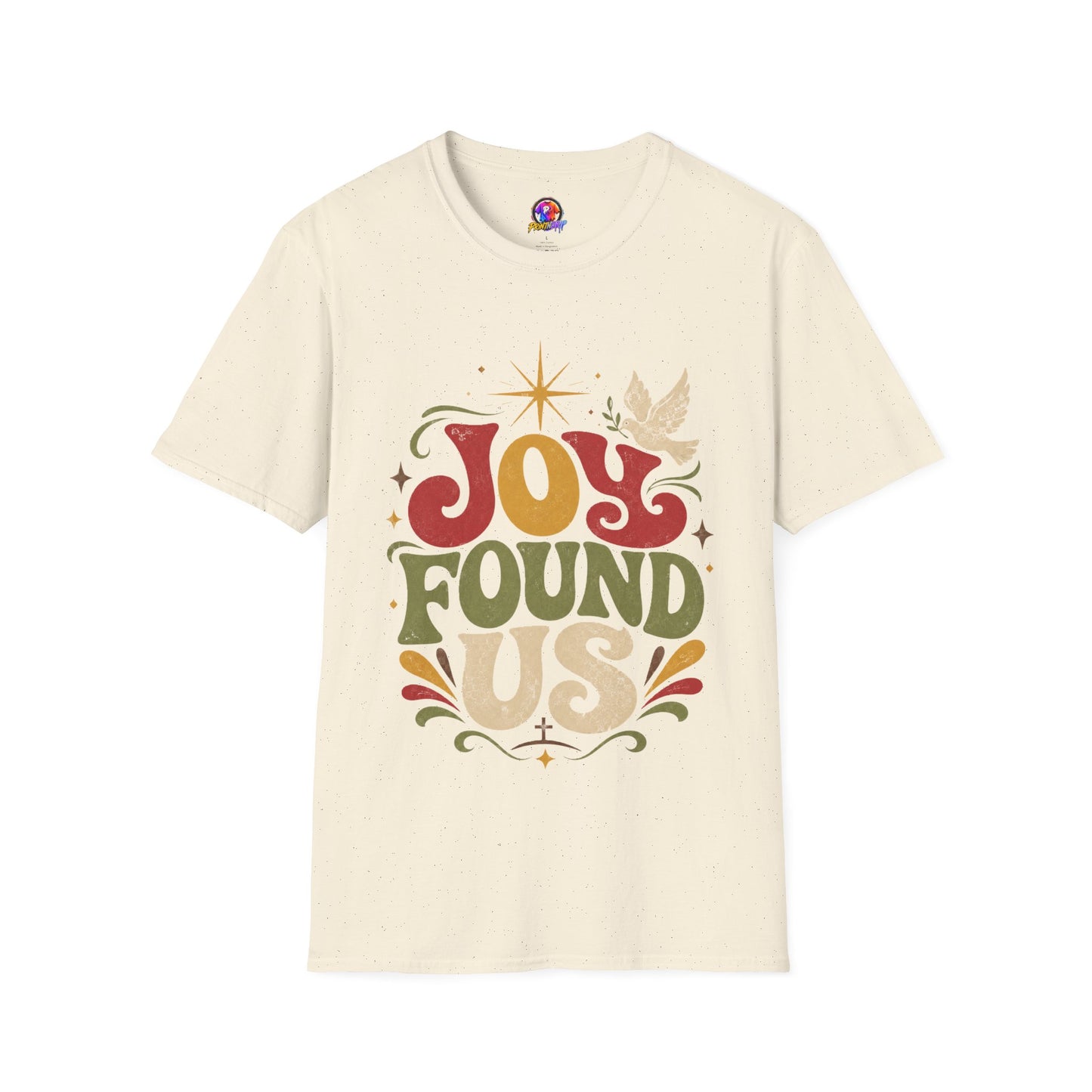 Joy Found Us T‑Shirt — Retro Christmas Holiday Graphic Tee