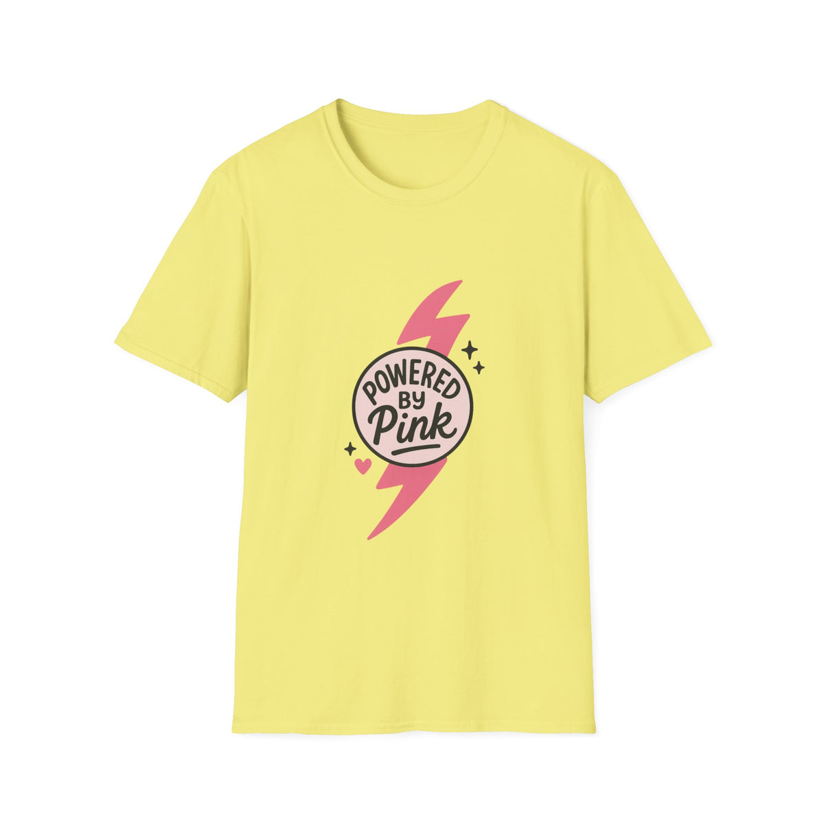 Pink Power Bolt T-Shirt — Flowers in Pink Graphic Tee - Trending Now - October 2026