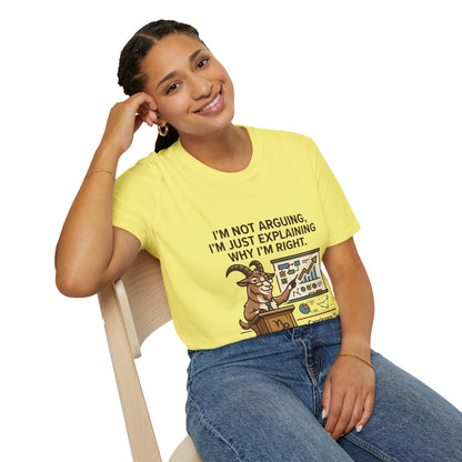 Capricorn T-Shirt "I’m Not Arguing, I’m Just Explaining Why I’m Right"
