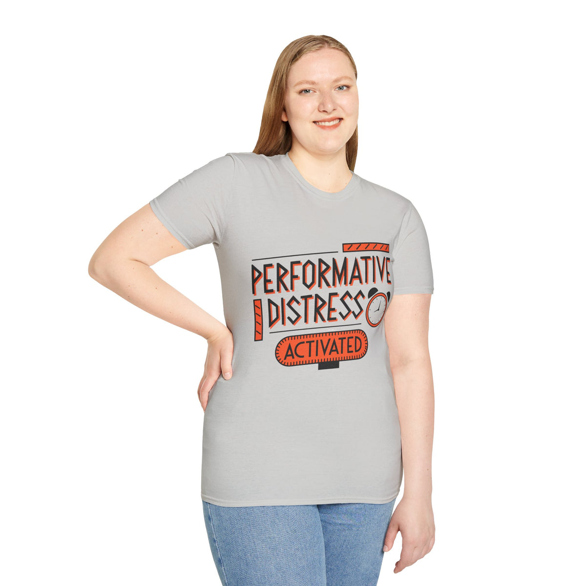 Performative Distress Activated T-Shirt - Trending Now - August 2026