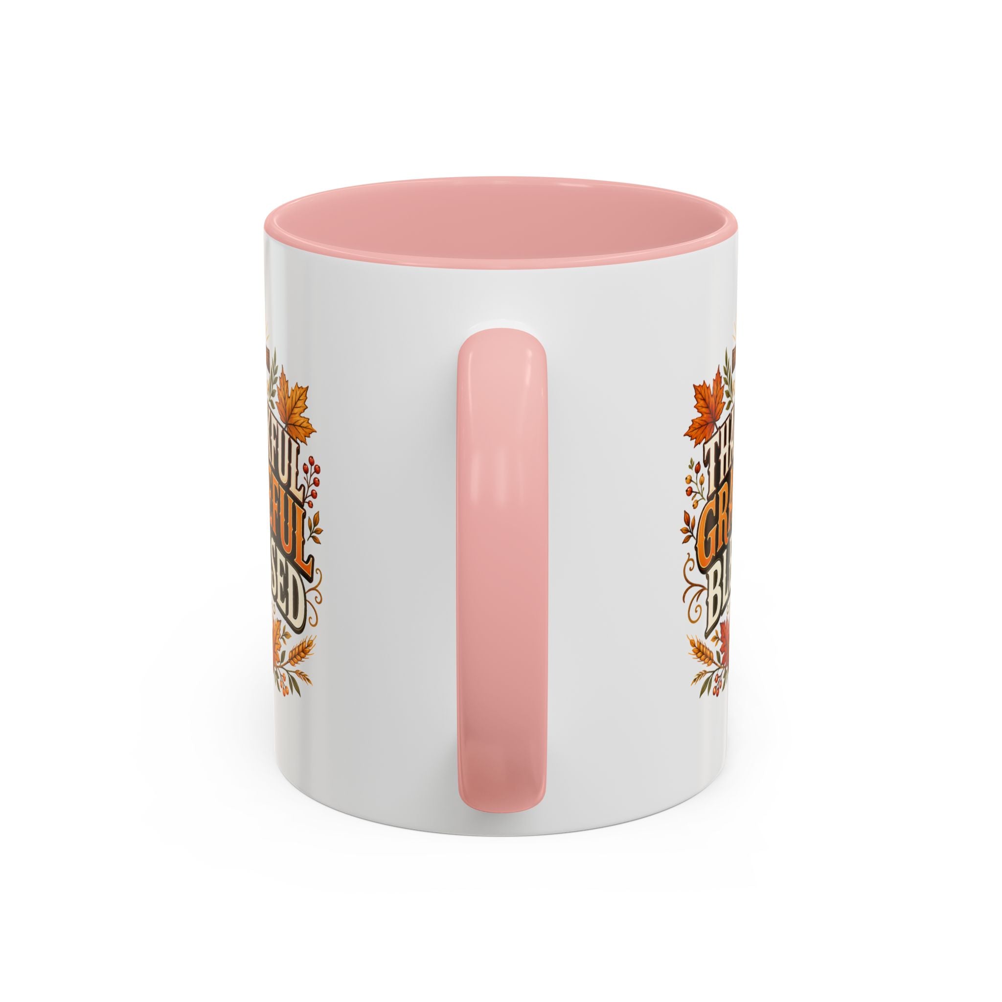 Thanksgiving Mug Thankful Grateful Blessed Coffee Mug