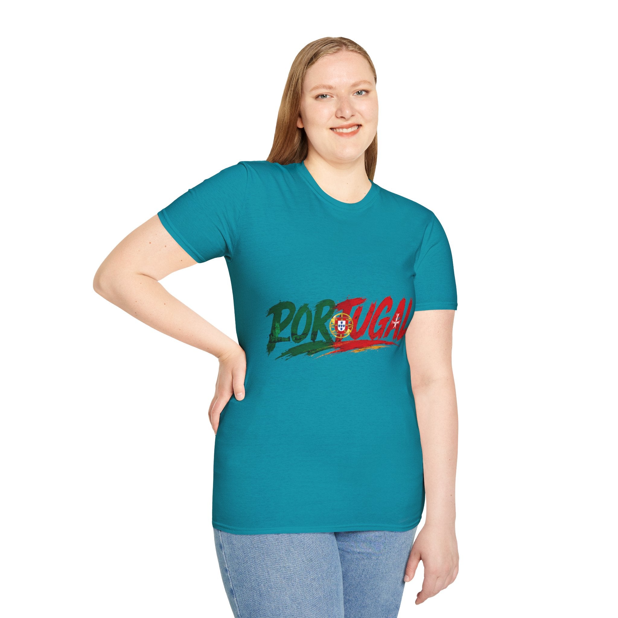 Portugal Flag Script T-Shirt — Portuguese Pride Tee