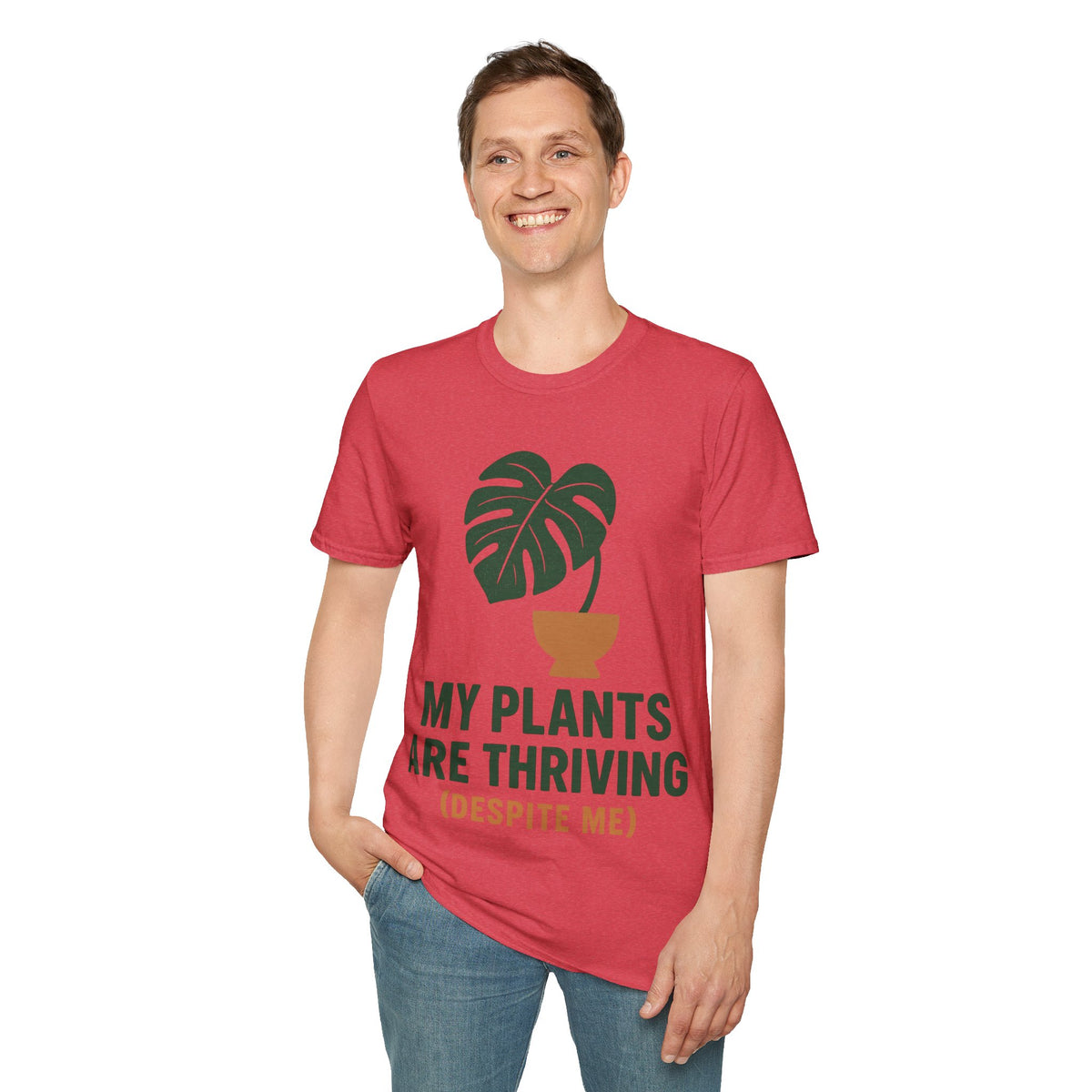 Plant Lover T-Shirt — 'My Plants Are Thriving, Therapy Not' Potted Monstera Tee - Trending Now - September 2026