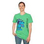 Flaming Blue Dachshund T-Shirt — Cute Cartoon Dog Graphic Tee - Trending Now - September 2026