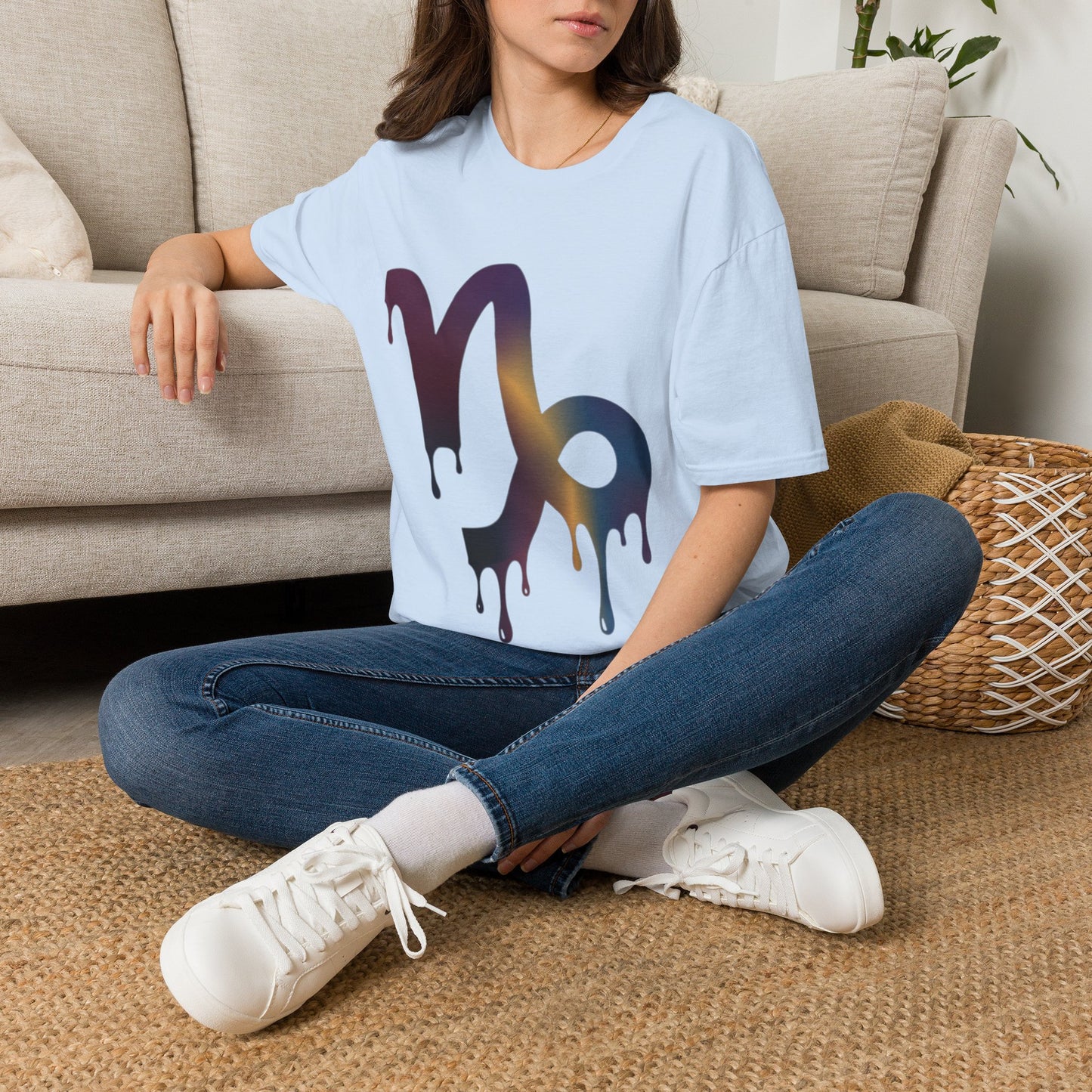 Dripping Gradient Capricorn T-Shirt