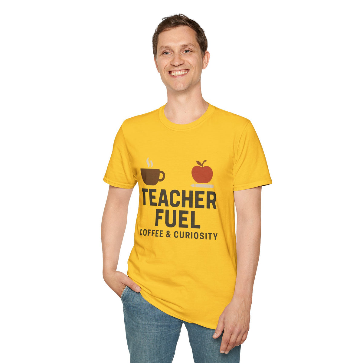 Teacher Fuel T‑Shirt — Coffee & Apple Graphic Tee for Teachers - Trending Now - August 2026