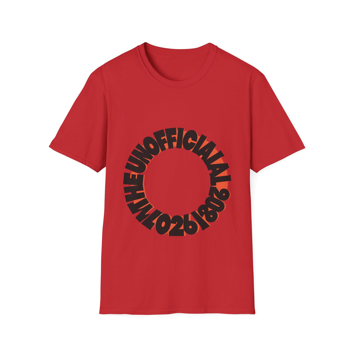 The Unofficial 2026 Retro Circular Tee - Bold Slogan Streetwear Graphic T-Shirt - Trending Now - September 2026
