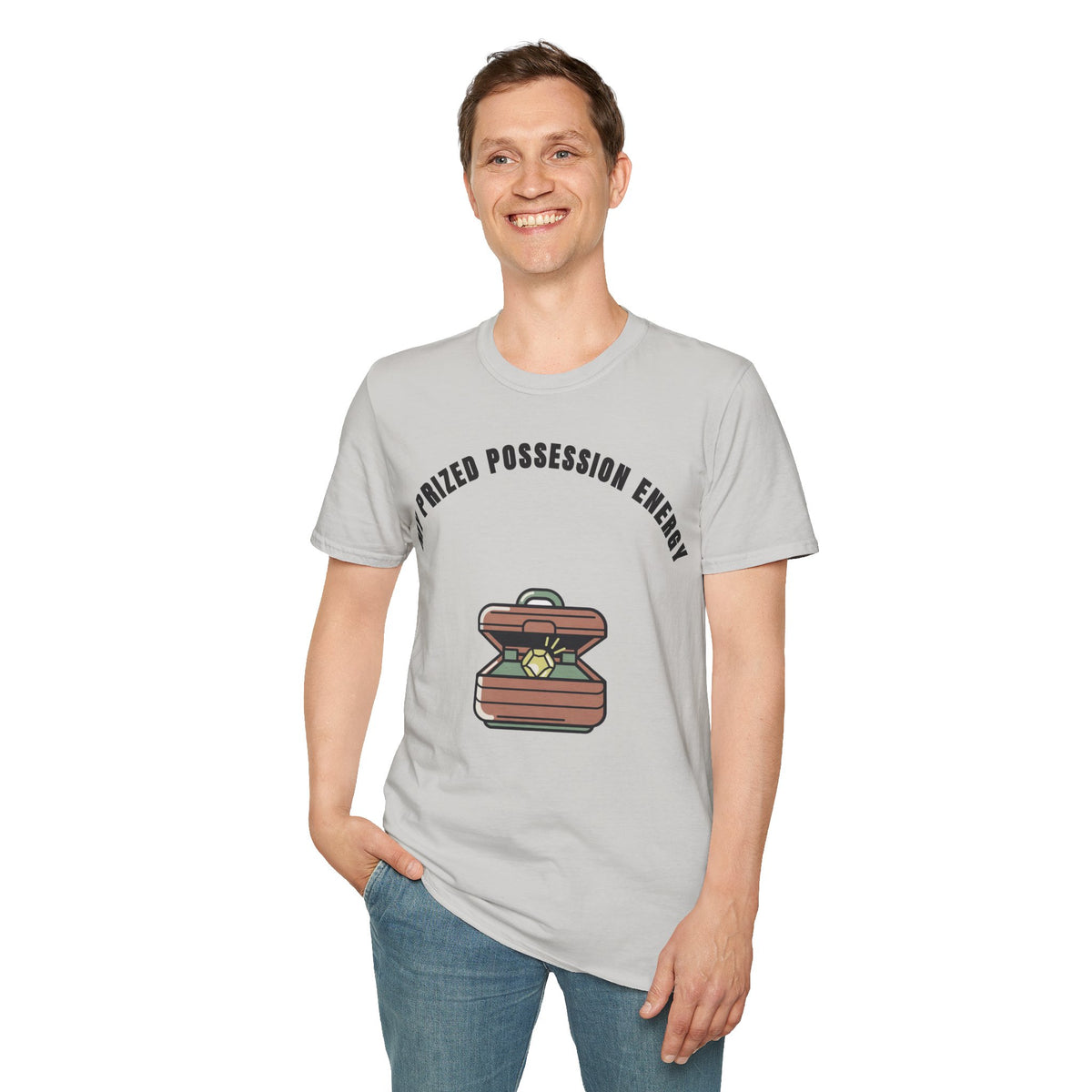 T-Shirt — Treasure Chest Graphic “My Prized Possession Energy” - Trending Now - September 2026