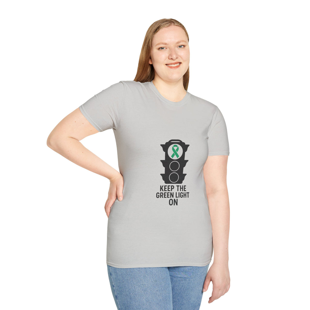 Keep the Green Light On T-Shirt – Mental Health Awareness Traffic Light Tee - Trending Now - October 2026