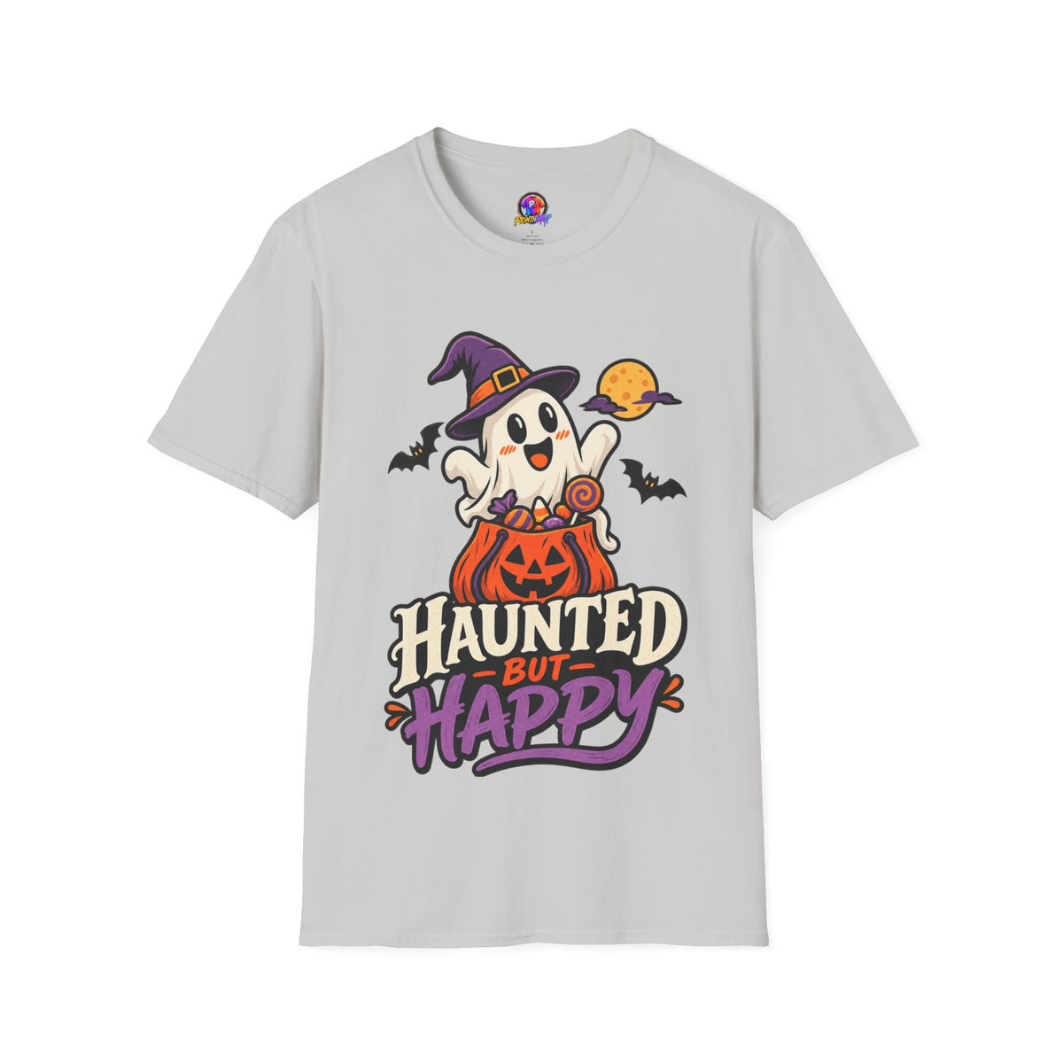 Haunted But Happy Halloween T-Shirt