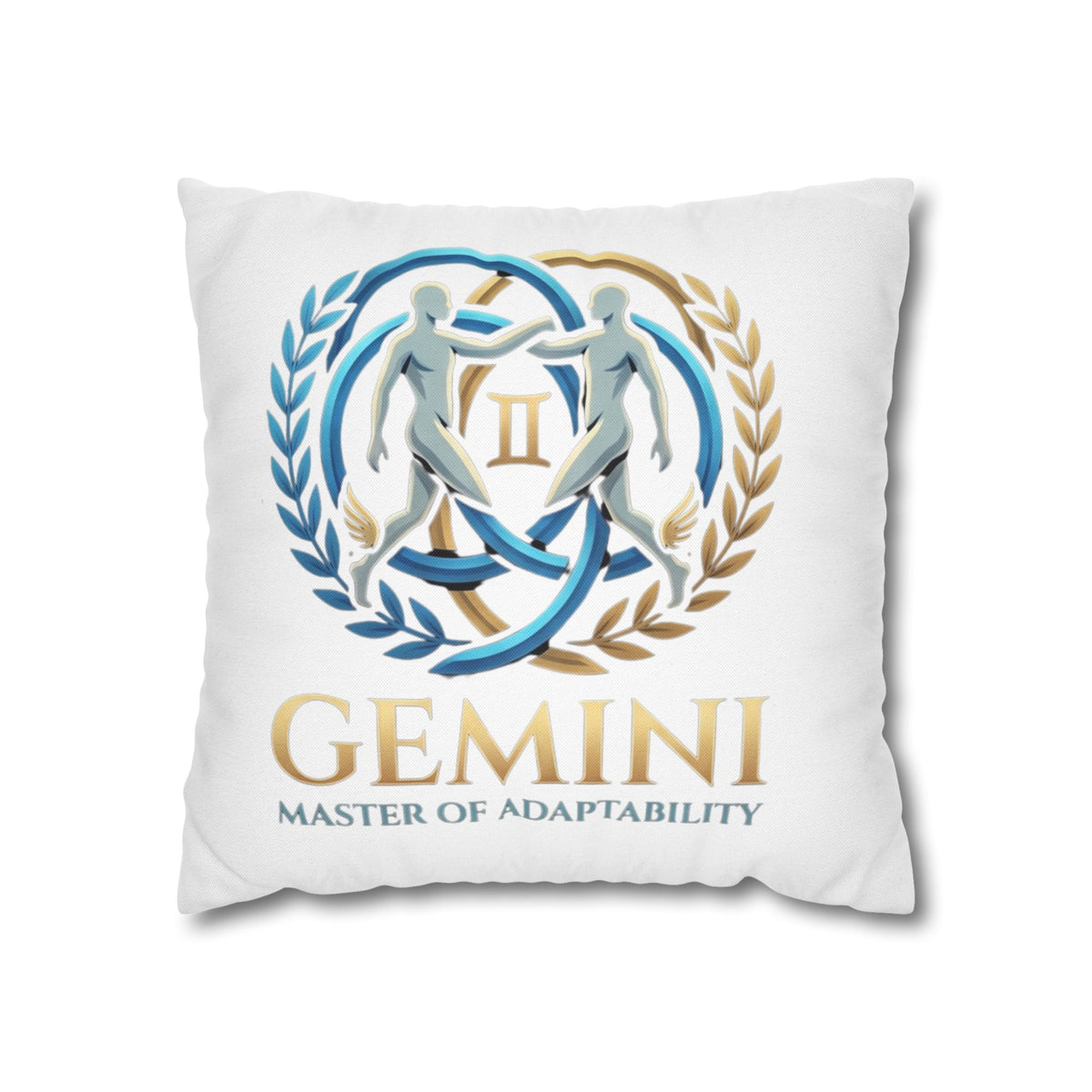 Gemini Zodiac Pillowcase — Master of Adaptability Decorative Throw Pillow Cover