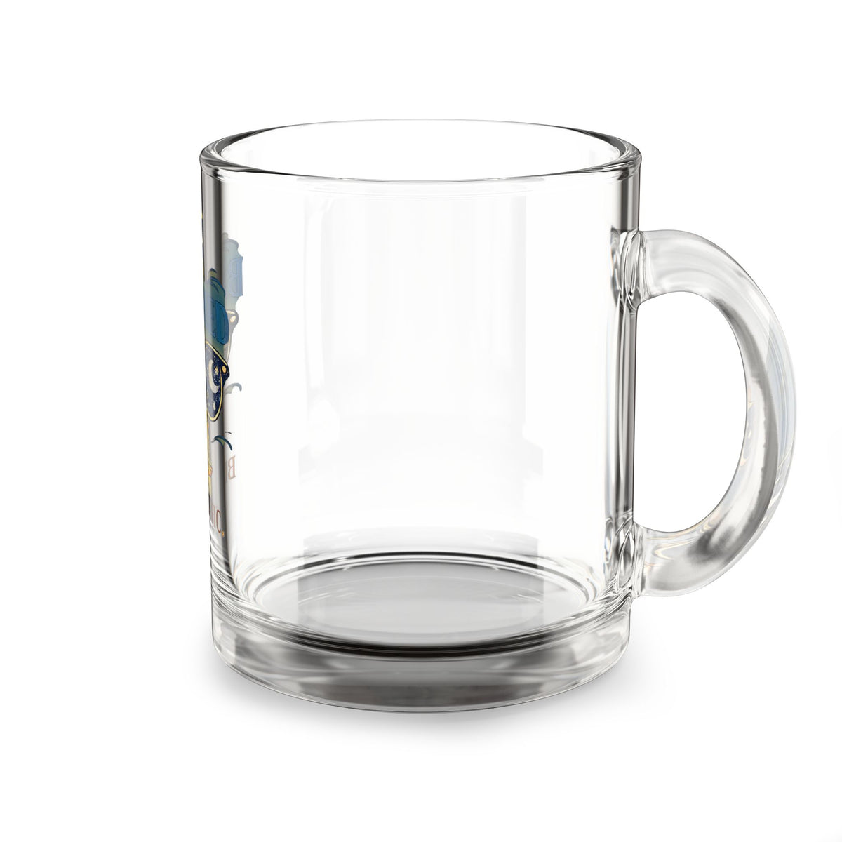 Libra Zodiac Glass Mug — “Balanced But Not Basic” 10oz
