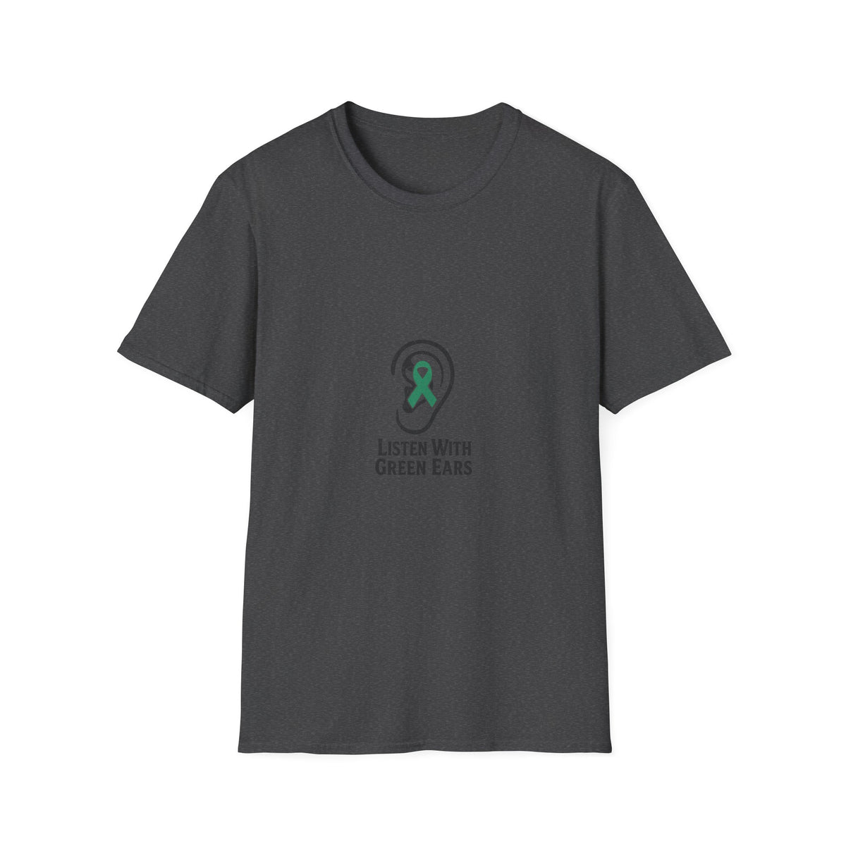 Listen With Green Ears Graphic Tee, Funny Mental Health Awareness T-Shirt - Trending Now - September 2026