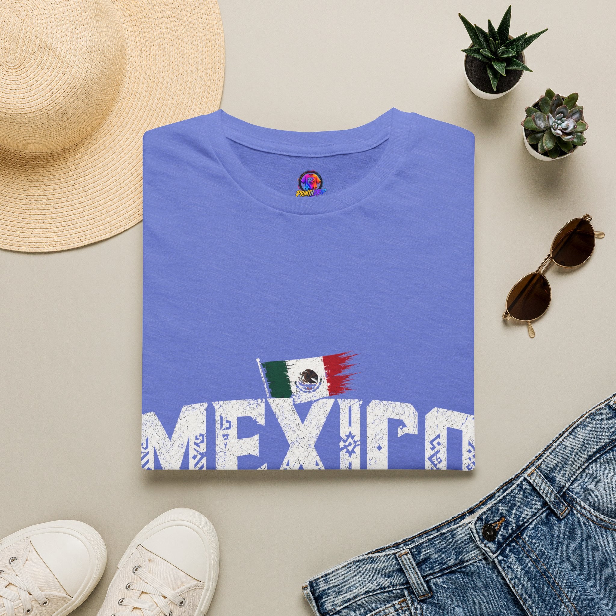 Mexico Vintage Flag T-Shirt