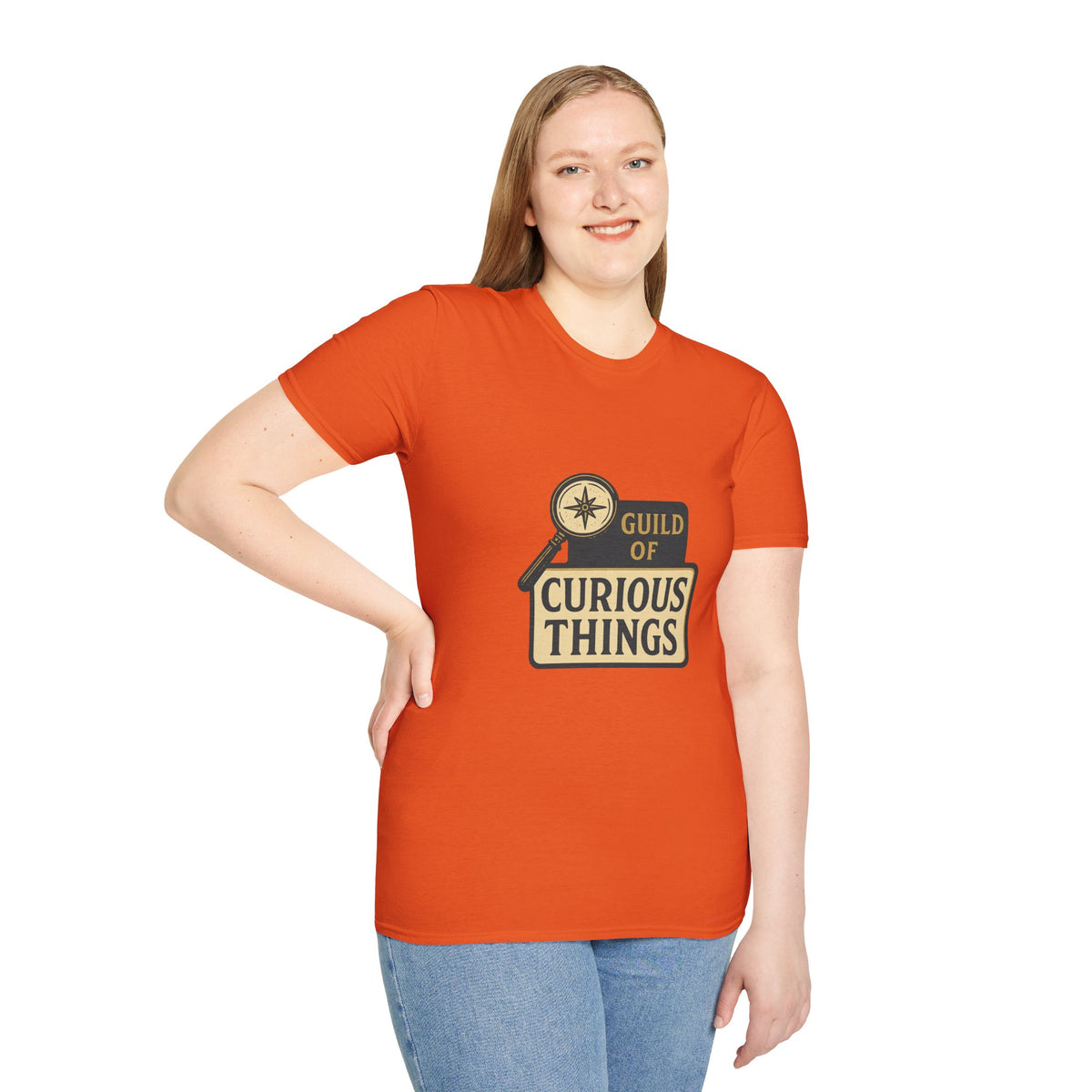 Curious Things T‑Shirt — Guild of Curious Vintage Badge Tee - Trending Now - August 2026