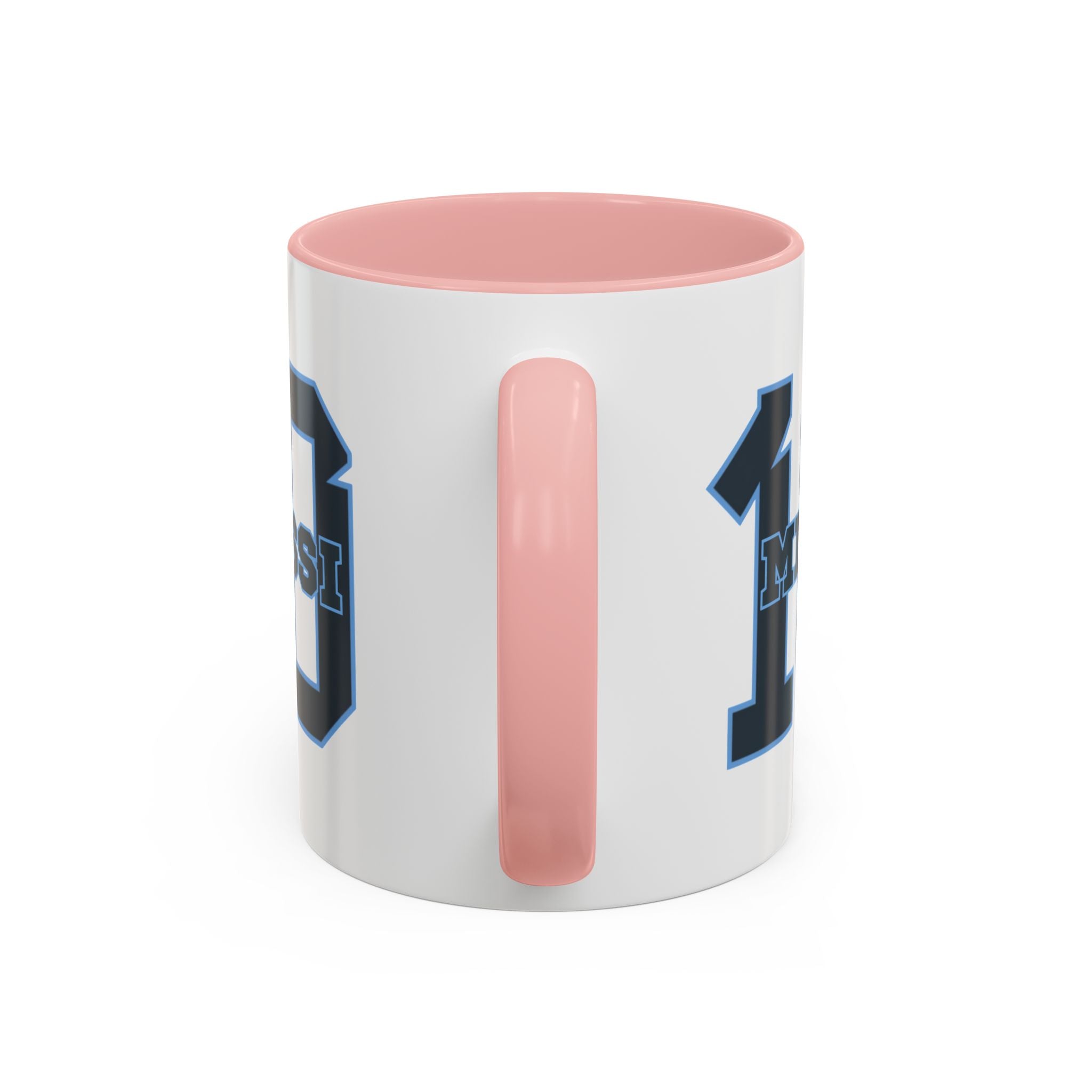 10 'Messi' Accent Coffee Mug — Soccer Jersey Number Coffee Cup