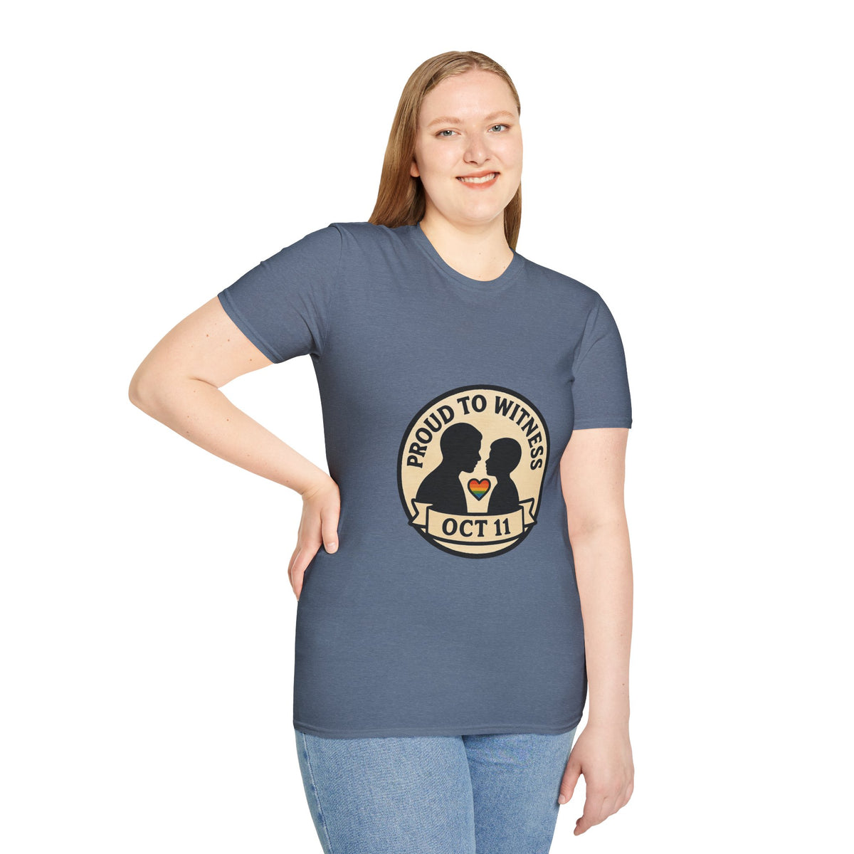 T-Shirt — Proud to Witness Oct 11 Badge Tee - Trending Now - October 2026