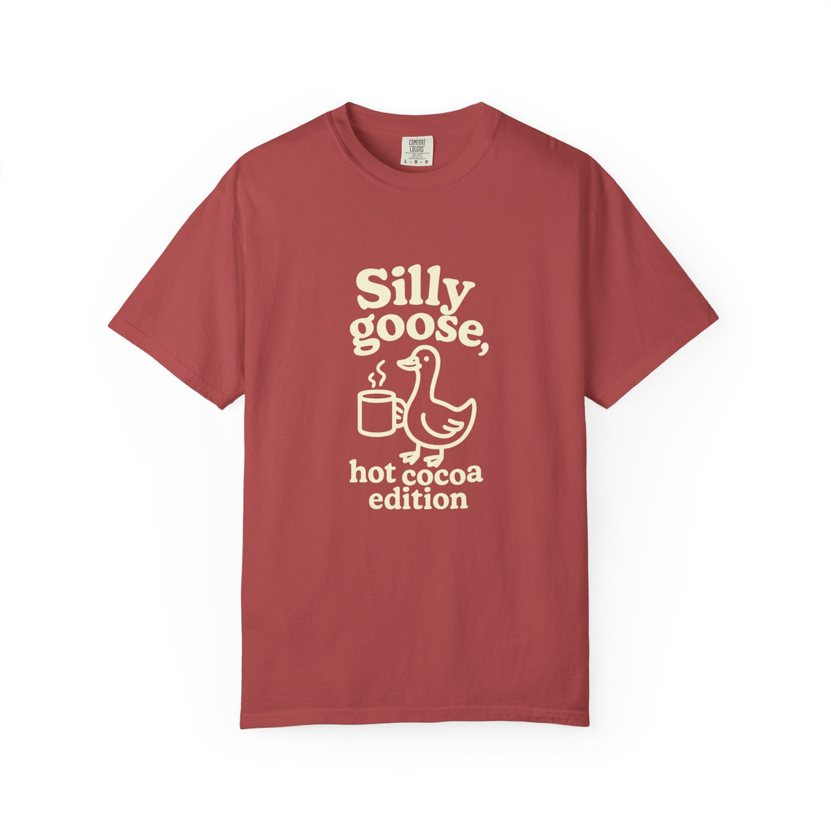 Silly Goose Hot Cocoa T-Shirt — Cute Winter Graphic Tee - Trending Now - October 2026