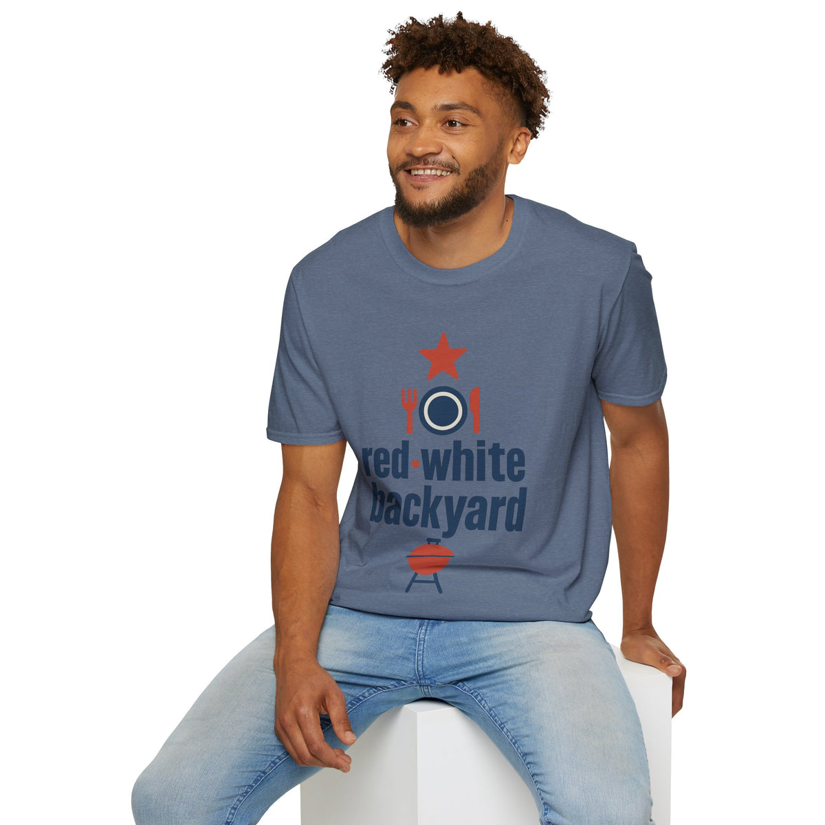 Patriotic BBQ T-Shirt — Red Star Plate Grill Graphic - Trending Now - August 2026