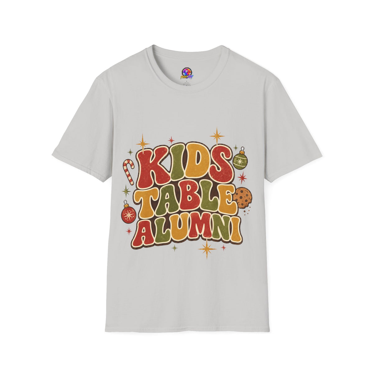 Kids Table Alumni T-Shirt — Retro Holiday Family Dinner Tee