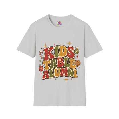 Kids Table Alumni T-Shirt — Retro Holiday Family Dinner Tee