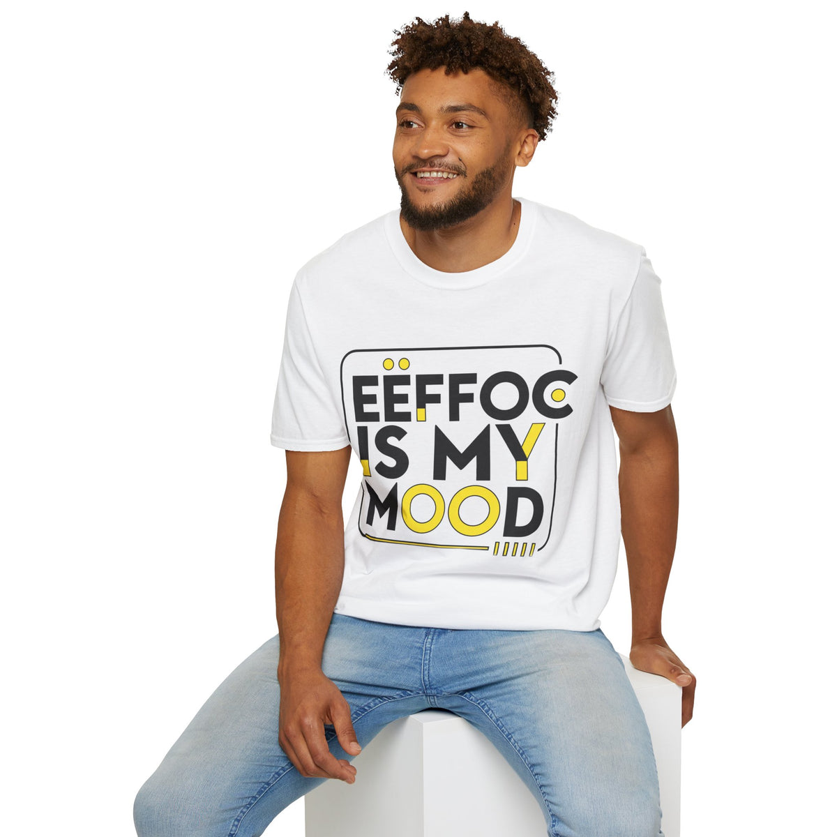 Graphic T-Shirt — “EEFFOC Is My Mood” Retro Bold Typography Tee - Trending Now - August 2026