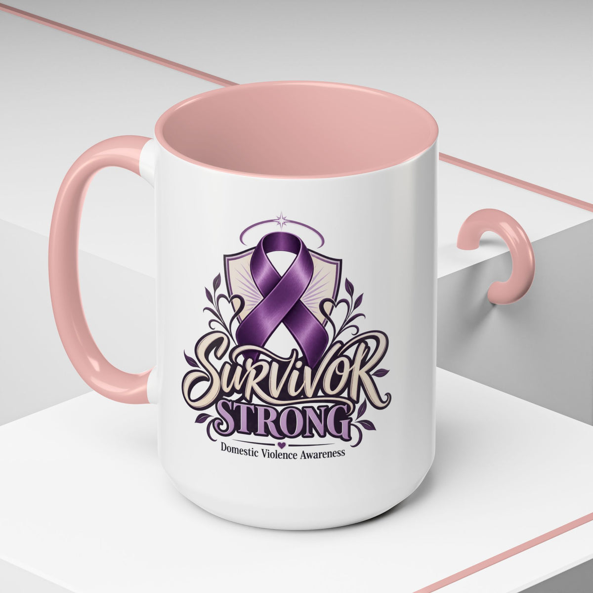 Domestic Violence Awareness Survivor Strong Coffee Mug