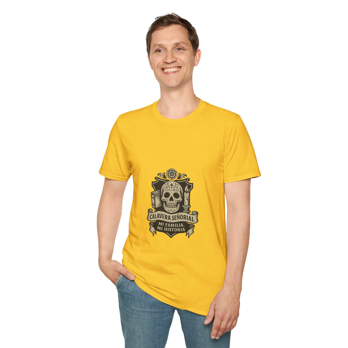 Skull & Laurel Graphic T‑Shirt — Calavera Señior Emblem - Trending Now - October 2026