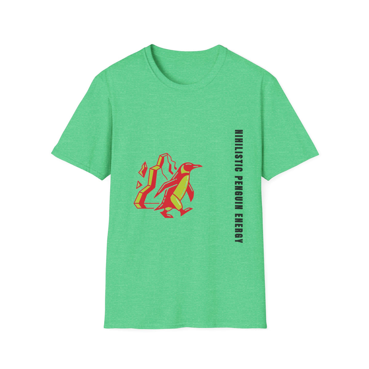 Penguin Mountains T-Shirt — Stylized Colorblock Penguin Graphic Tee - Trending Now - September 2026