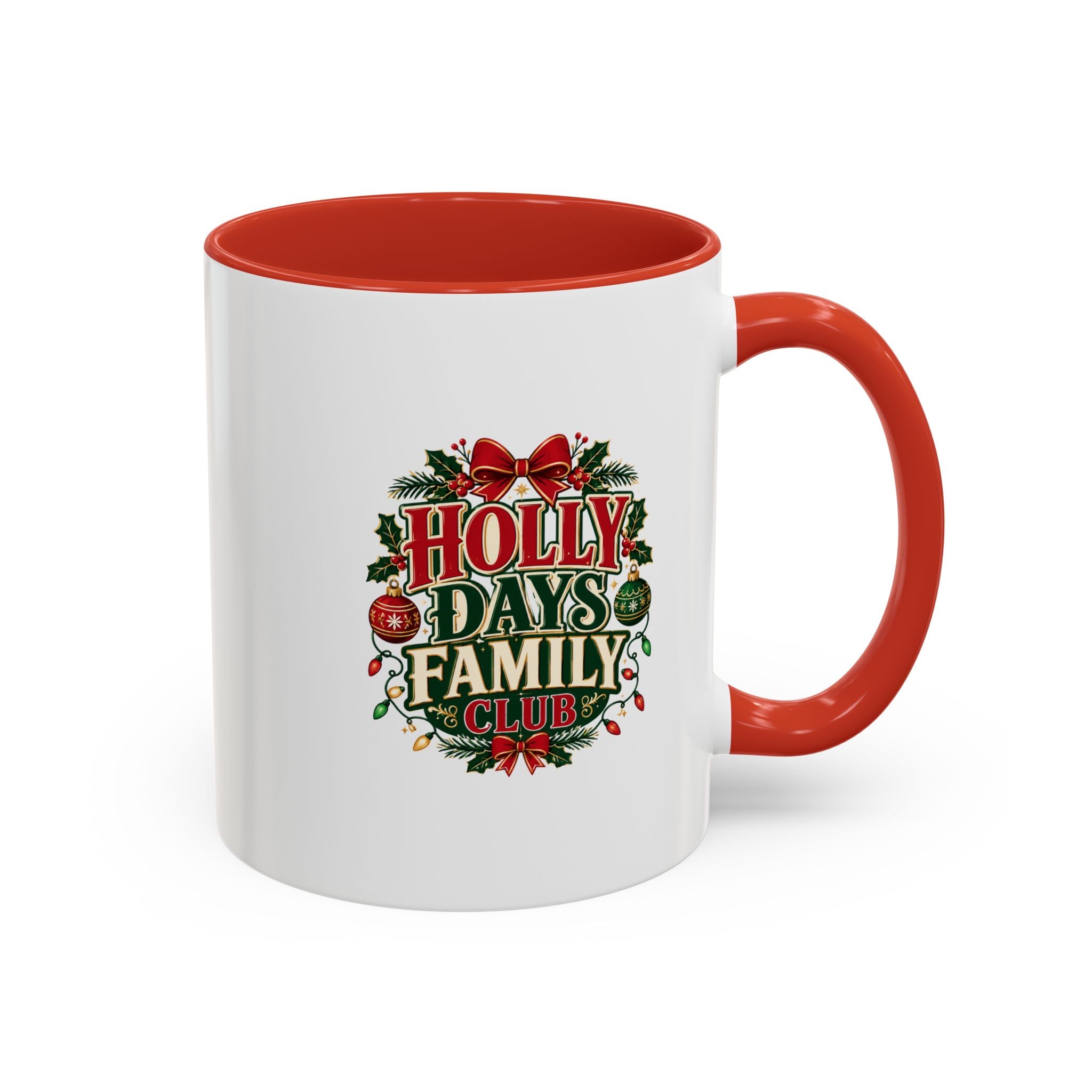 Accent Coffee Mug Holly Days Family