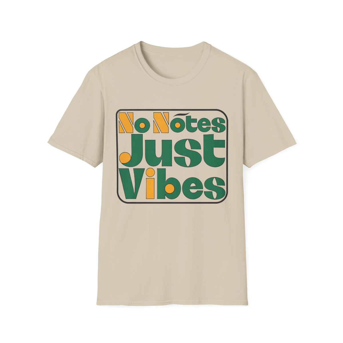 Just Vibes T‑Shirt — "No Notes Just Vibes" Retro Graphic Tee - Trending Now - August 2026