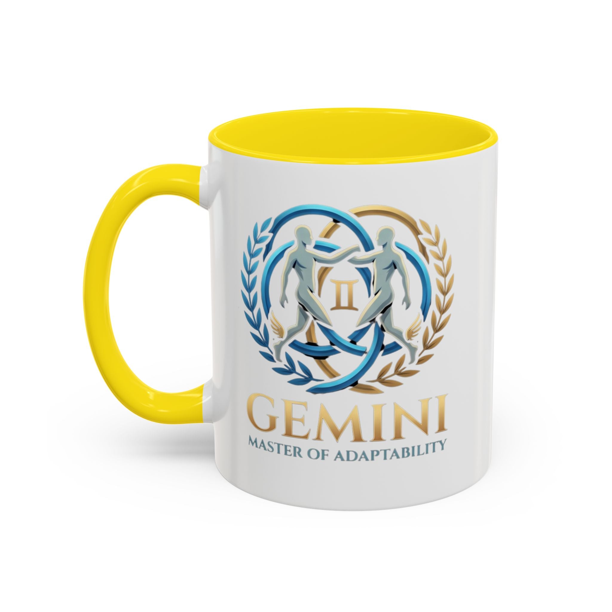 Gemini Zodiac Coffee Mug — 'Master of Adaptability' Accent Mug (11/15oz)