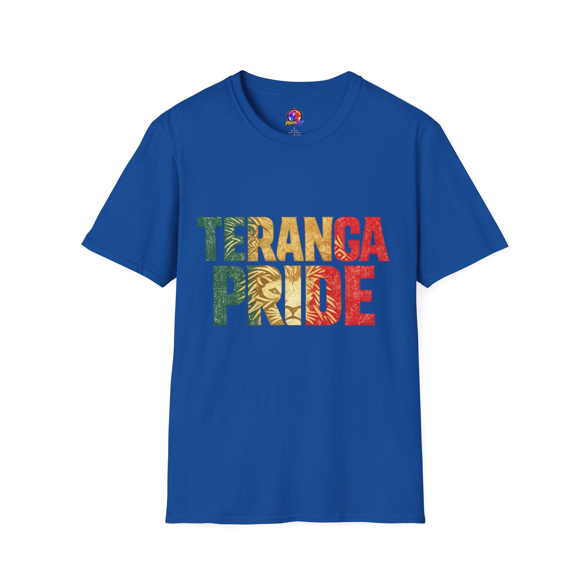 Senegal Teranga Pride T-Shirt — Senegal Flag Colors & Lion Graphic