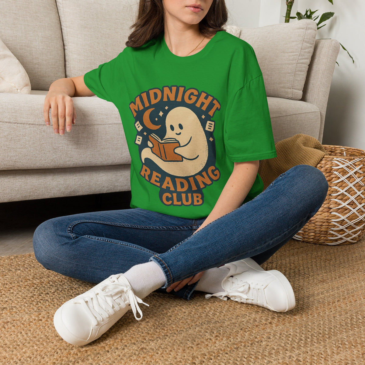Midnight Reading Club T-Shirt — Cute Ghost Booklover Tee - Trending Now - August 2026