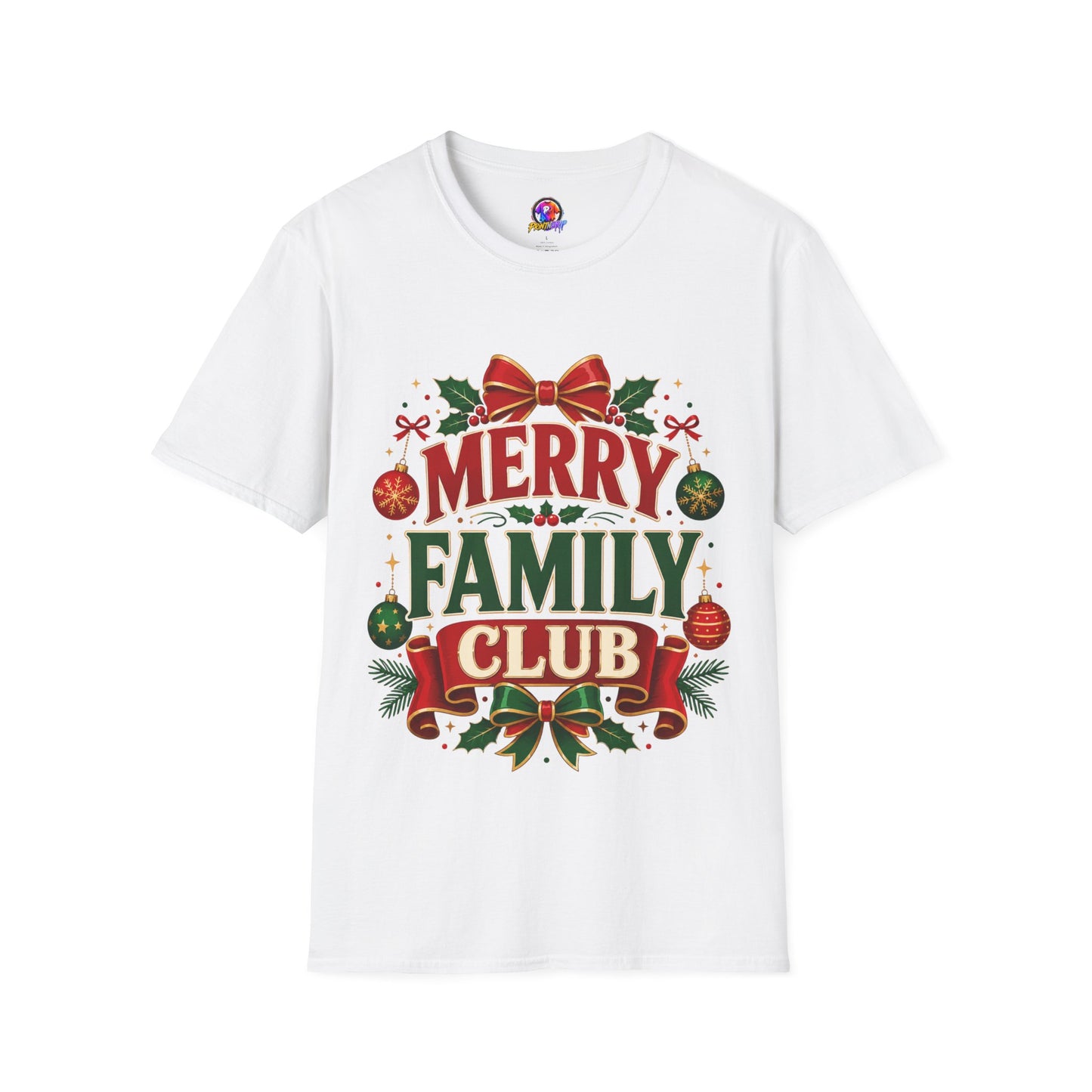Merry Family Club Christmas T-Shirt
