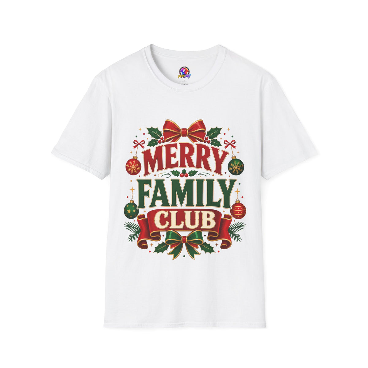 Merry Family Club Christmas T-Shirt