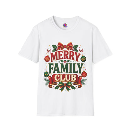 Merry Family Club Christmas T-Shirt