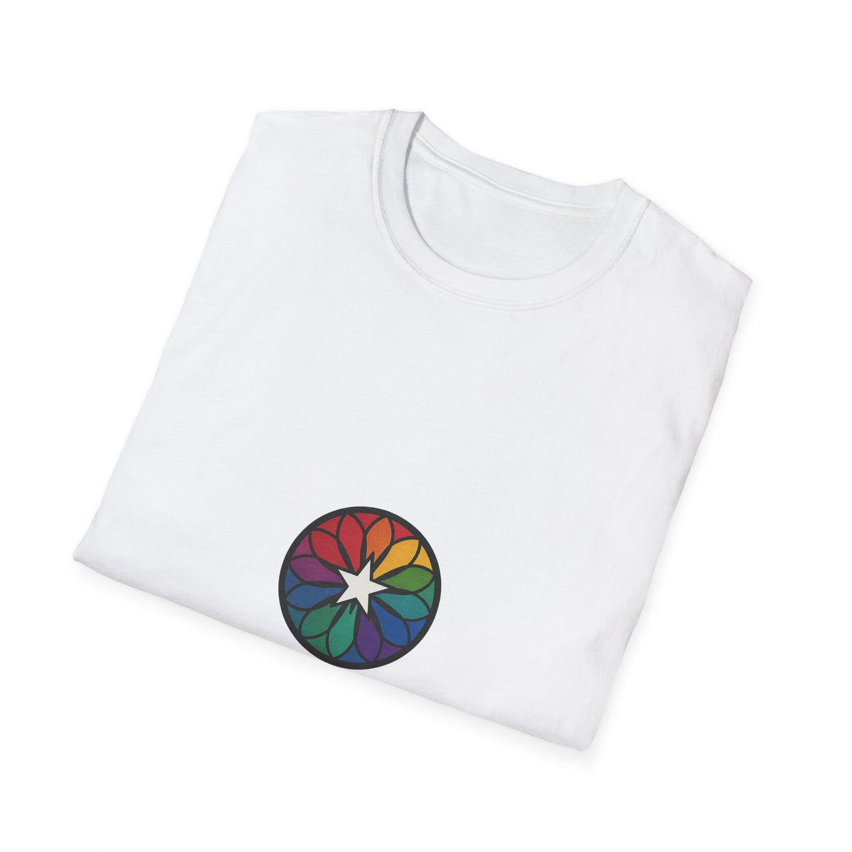 Visible Valued Vibrant T-Shirt — Rainbow Mandala Inclusivity Tee - Trending Now - October 2026