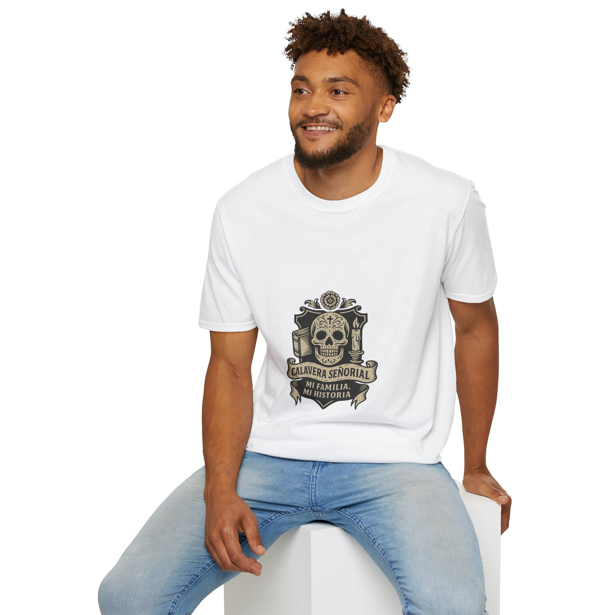 Skull & Laurel Graphic T‑Shirt — Calavera Señior Emblem - Trending Now - October 2026